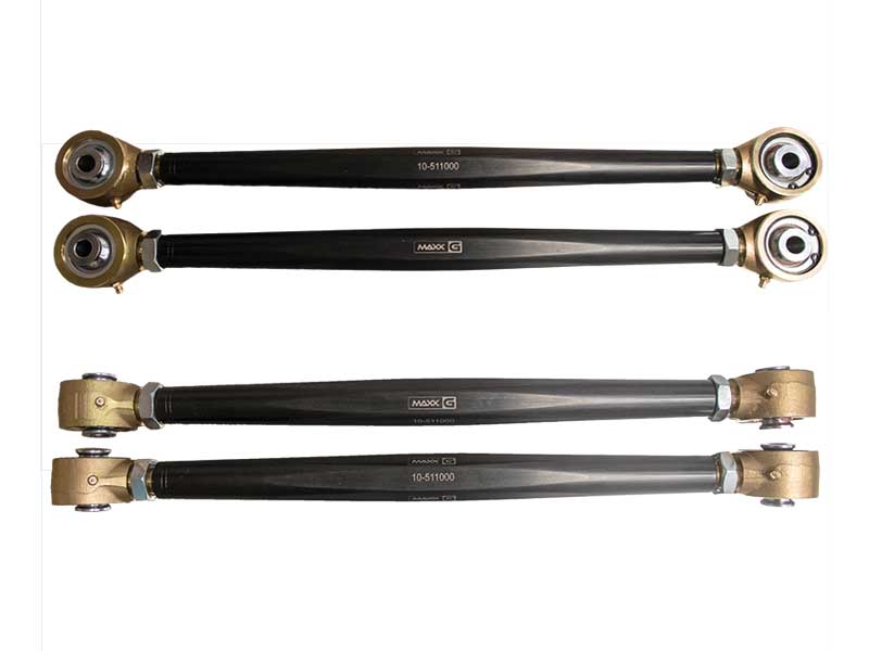 MAXX-G Adjustable Camber Links | Hybrid Polymer-MonoBall | 4 Link Kit
