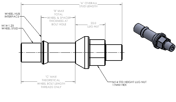 Wheel Stud Conversion Kit | M12-1.50