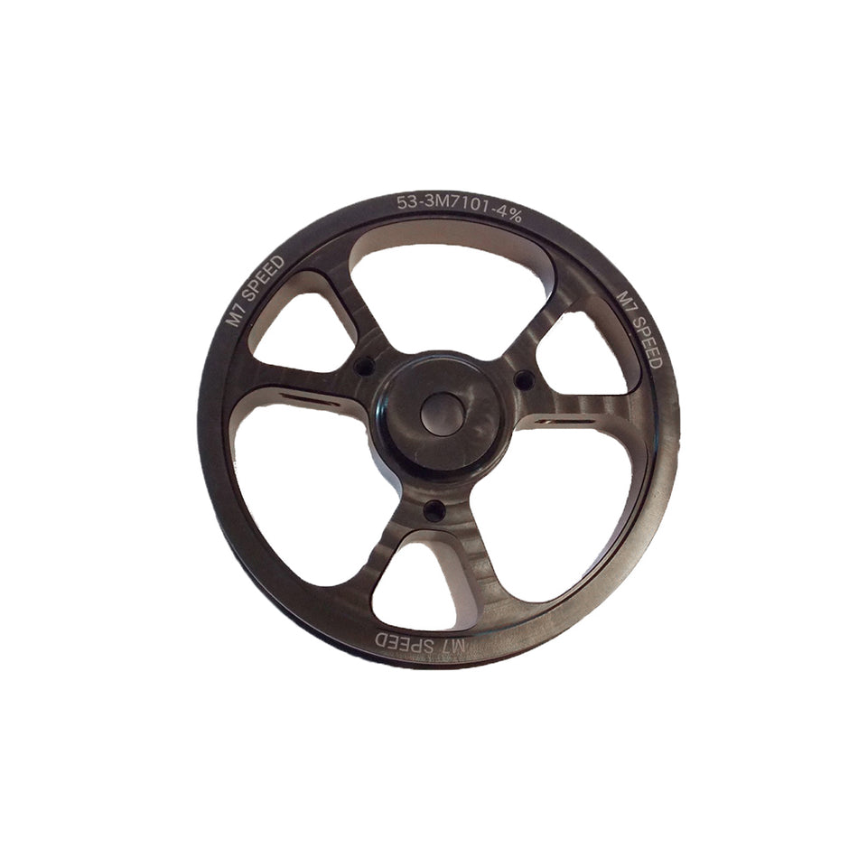 M7 Super Lightweight Crank Pulley | 4% Overdrive - 53-3M7101-4