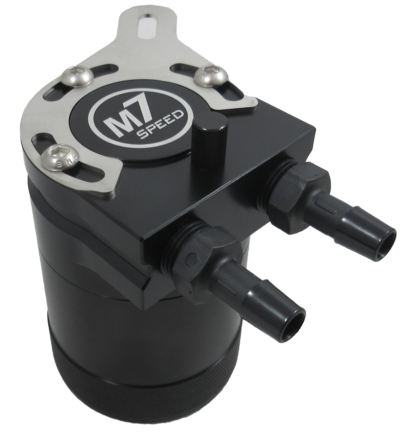 M7 Speed Oil Catch Can with MINI R55 through R59 Bracket