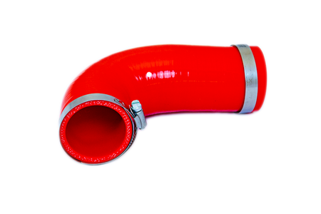 Lower Cold Side Intercooler Elbow | Red