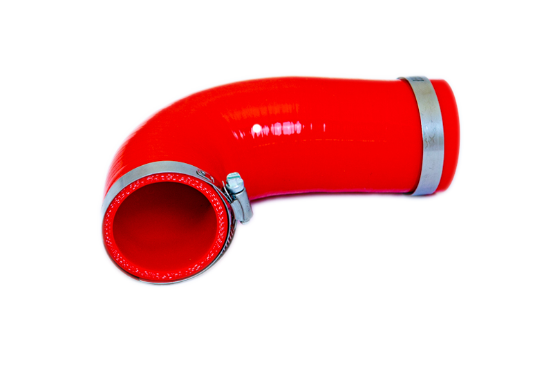 Lower Cold Side Intercooler Elbow | Red