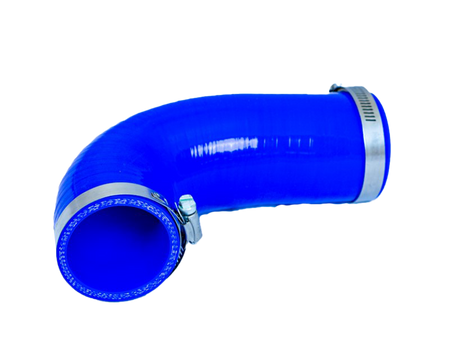 Lower Cold Side Intercooler Elbow | Blue