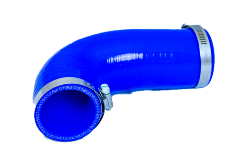 Lower Cold Side Silicone Elbow - Blue