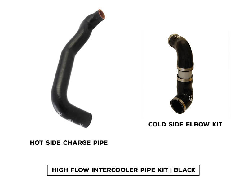 High Flow Intercooler Pipe Kit | Gen 2 MINI Cooper Countryman-Paceman | Turbocharged | Black