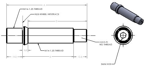 Wheel Stud Conversion Kit | M14-1.25