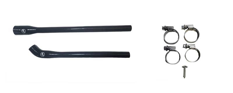 Silicone Oil Catch Can Kit Black Silicon Hoses with Clamps