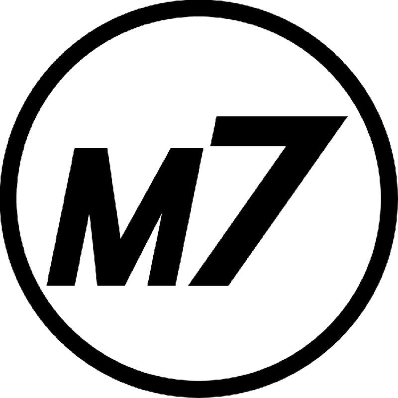 M7 Speed Large 22" Decals | Black | Set of 2